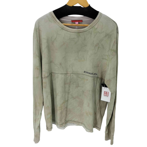 エコーズラッタ ECKHAUS LATTA ボックスシルエット タイダイ ロングスリーブTシャツ メンズ import:L