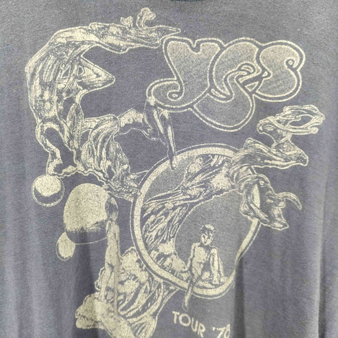 70S プリント バンド Tシャツ TOUR '78 コピーライト 1978年製 袖裾シングル メンズ import:XL