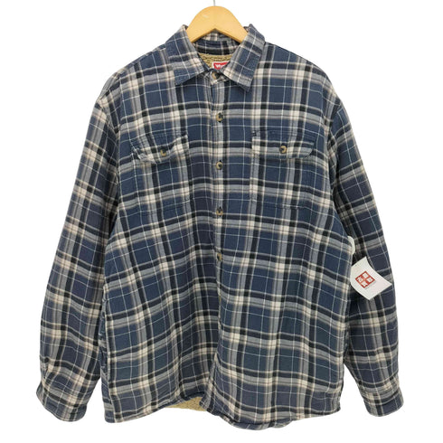 ラングラー Wrangler 00S 裏ボア 中綿 ネルシャツ メンズ import:L