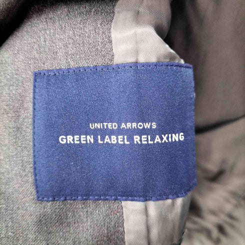 ユナイテッドアローズグリーンレーベルリラクシング UNITED ARROWS green label relaxing reda super 110's 1Bシングルテーラードジャケット レディース JPN:36