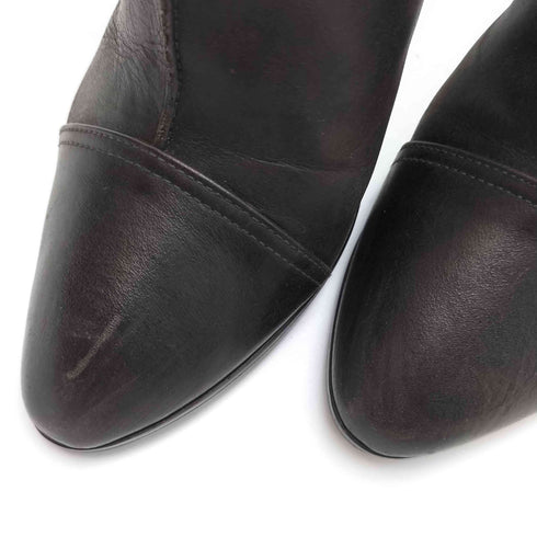 ランバンオンブルー LANVIN en Bleu レザーブーティ レディース JPN:23.5