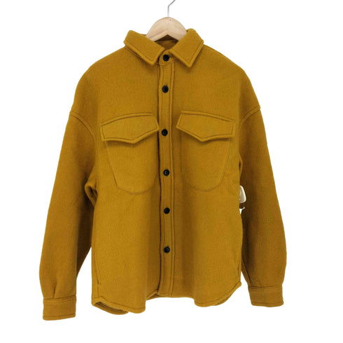 ザラ ZARA オーバーサイズドウールシャツジャケット メンズ S-M