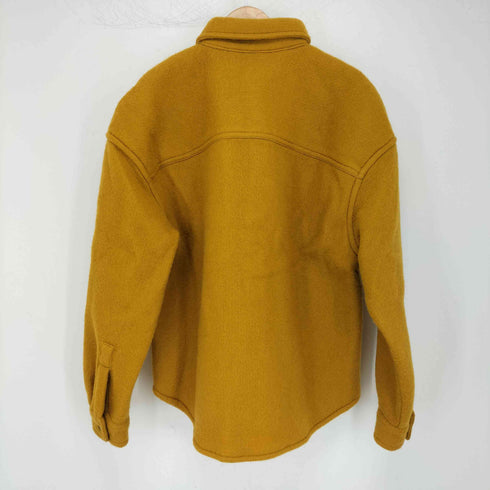 ザラ ZARA オーバーサイズドウールシャツジャケット メンズ S-M