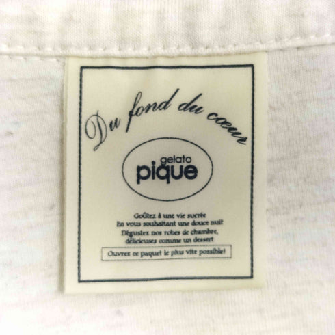 ジェラートピケ gelato pique スイーツ3柄シャツ レディース ONE SIZE