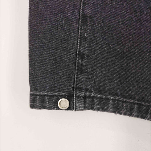 エデン Eden XXX ワイドブラックデニムパンツ メンズ JPN:L