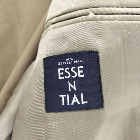 ミスタージェントルマン MR.GENTLEMAN ESSENTIAL 3Bテーラードジャケット スーツセットアップ メンズ L