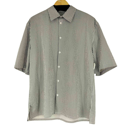 ザラ ZARA ストライプ S/S シャツ メンズ import:L