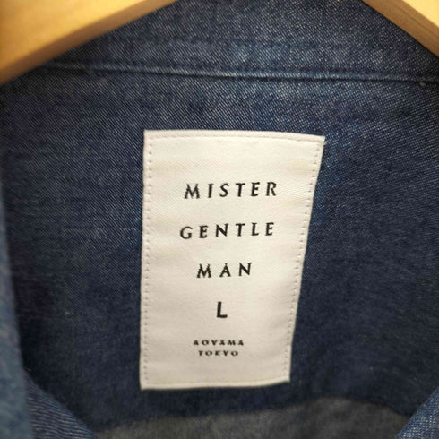 ミスタージェントルマン MR.GENTLEMAN 長袖シャンブレーシャツ メンズ JPN:L