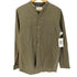 アーバンリサーチドアーズ URBAN RESEARCH DOORS Cotton Linen Voile Skipper Shirts リネン混 ノーカラー コットン L/S シャツ メンズ 38