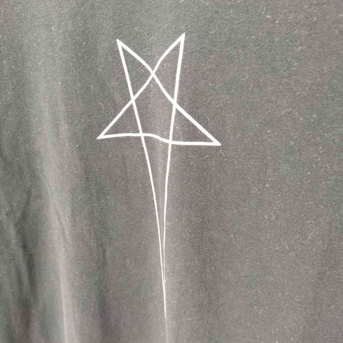 ダークシャドウバイリックオウエンス DRKSHDW by Rick Owens Pentagram RNEP3 ロゴ ロングスリーブTシャツ メンズ import:M