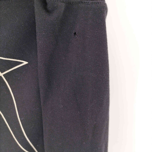 ダークシャドウバイリックオウエンス DRKSHDW by Rick Owens Pentagram RNEP3 ロゴ ロングスリーブTシャツ メンズ import:M