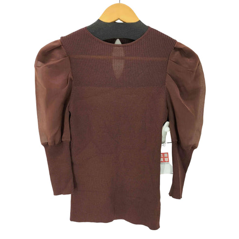 スナイデル snidel シアースリーブニットトップ レディース ONE SIZE