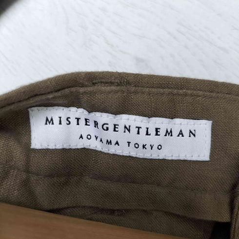 ミスタージェントルマン MR.GENTLEMAN リネン 2タック グルカトラウザー メンズ JPN:L