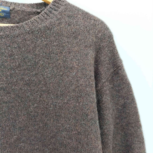 ブルックスブラザーズ BROOKS BROTHERS オーストラリア製 70-80S ウール クルーネック プルオーバー ニット セーター メンズ import:L