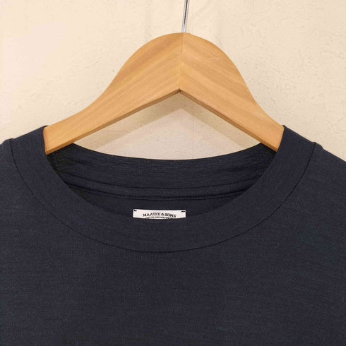 マーティーアンドサンズ MAATEE&SONS SILK LONG SLEEVE TEE シルクロングスリーブティー メンズ JPN:3