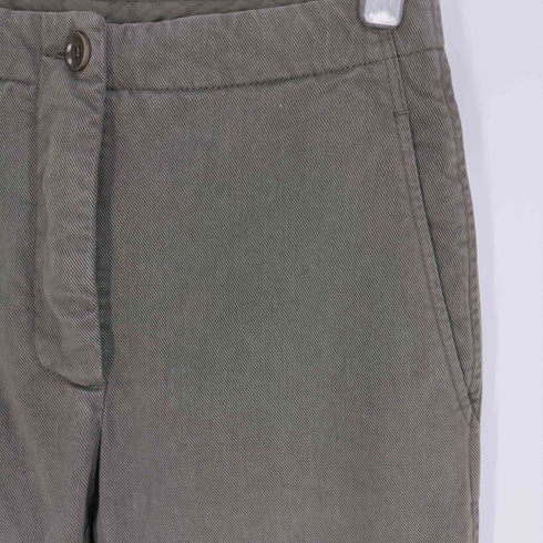 アスペジ ASPESI 裾ジップ カーブデザイン ストレートパンツ レディース EUR:38