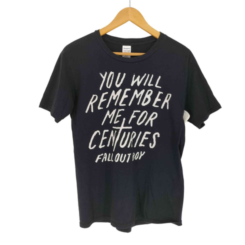 ギルダン GILDAN メッセージ プリント バンドTシャツ メンズ import:M