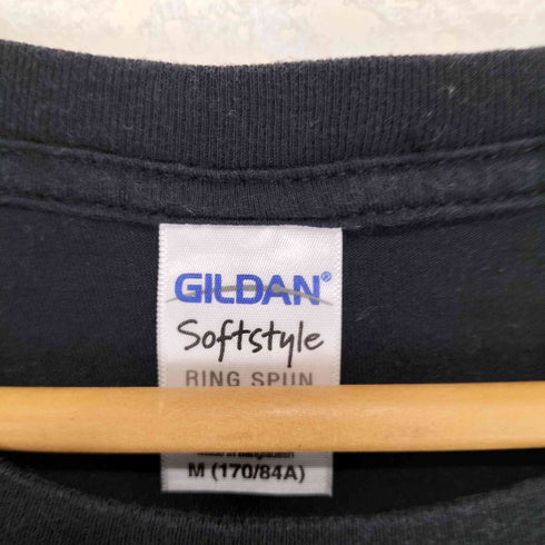 ギルダン GILDAN メッセージ プリント バンドTシャツ メンズ import:M