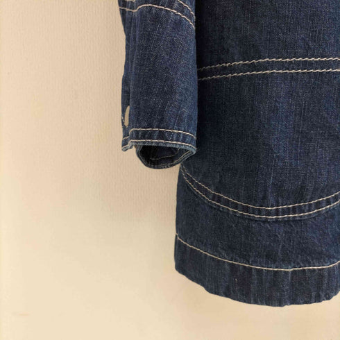 フォークアンドスプーン FORK&SPOON 25SS 綿麻デニムカバーオール メンズ JPN:1