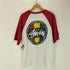 ステューシー Stussy 00S AUTHENTIC ショーン フォント ロゴ ラスタカラー バック プリント ラグランスリーブ Tシャツ メンズ import:L