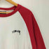 ステューシー Stussy 00S AUTHENTIC ショーン フォント ロゴ ラスタカラー バック プリント ラグランスリーブ Tシャツ メンズ import:L