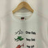 フルーツオブザルーム FRUIT OF THE LOOM 90s 二枚タグ USA製 Dr Seuss ドクタースース プリント クルーネック 半袖Tシャツ カットソー メンズ L