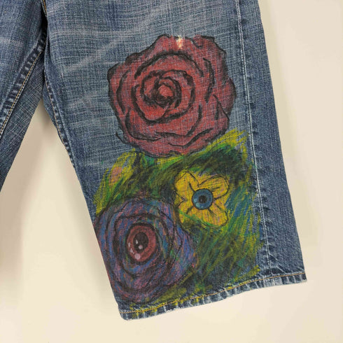 リーバイス Levis 00S LOT503 カスタム ペイント デニム ショート パンツ ショーツ ジョーツ 2003年製 メンズ W32