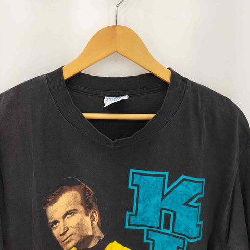 ギルダン GILDAN 90s USA製 刺繍タグ グラフィックプリント クルーネック半袖Tシャツ メンズ L