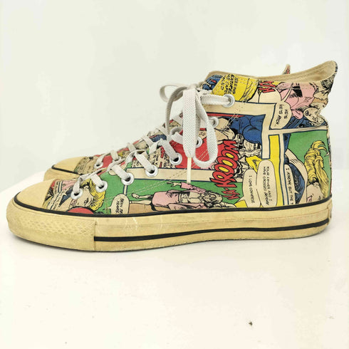 コンバース CONVERSE 00S 日本製 アメコミ柄 ハイカットスニーカー メンズ US:9