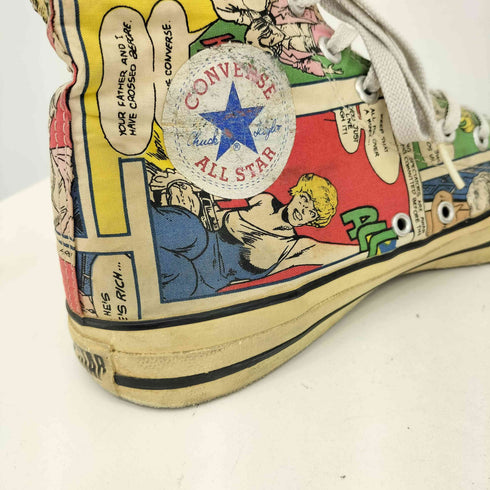 コンバース CONVERSE 00S 日本製 アメコミ柄 ハイカットスニーカー メンズ US:9