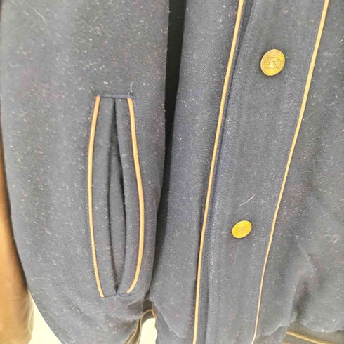 スターター STARTER 90S 袖ロゴ刺繍 無地 スタジャン Varsity Jacket メンズ
