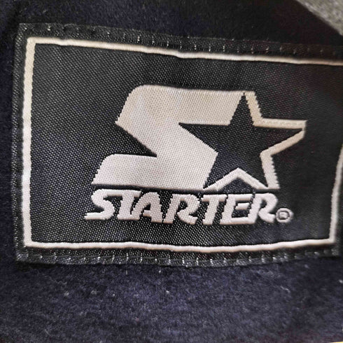 スターター STARTER 90S 袖ロゴ刺繍 無地 スタジャン Varsity Jacket メンズ