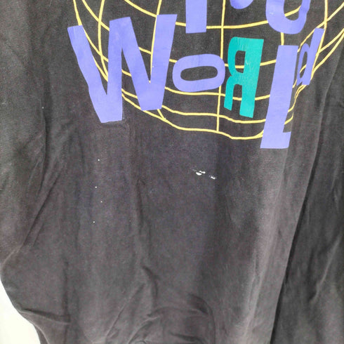 CRONIES 90s USA製 ROCK YOUR WORLD 両面グラフィックプリント Tシャツ カットソー メンズ XL