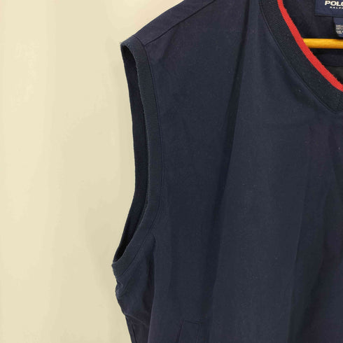 ポロゴルフラルフローレン POLO GOLF RALPH LAUREN Vネック プルオーバー ピステ ベスト メンズ L