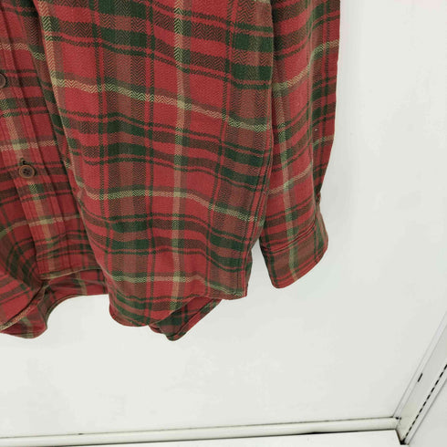 ギャップ Gap 90s OLD オールド 白タグ タータンチェック フランネルシャツ メンズ L