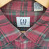 ギャップ Gap 90s OLD オールド 白タグ タータンチェック フランネルシャツ メンズ L