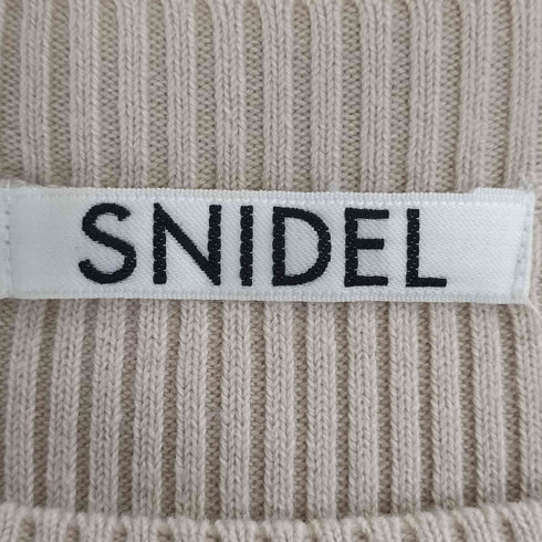 スナイデル snidel ニットxシアースカートドッキングワンピース レディース JPN:0
