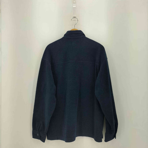 ギャップ Gap 90s OLD オールド 紺タグ フラップポケット フリース 長袖シャツ メンズ M