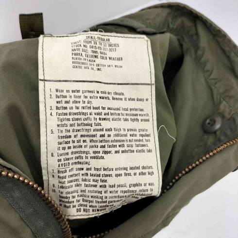 ユーエスアーミー U.S. ARMY 78年 M-65 フィッシュテール モッズコート military メンズ 7080/8494