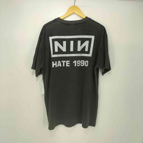 90S USA製 GIANT ボディ コピーライト 1995 PRETTY HATE MACHINE アートワーク プリント S/S Tシャツ メンズ import:XL