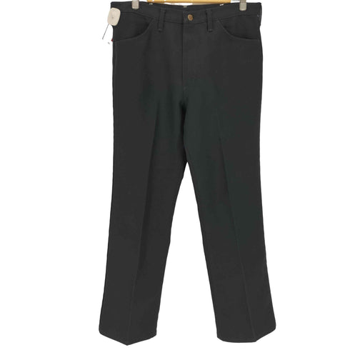 ラングラー Wrangler 90S USA製 ロゴパッチ ジップアップ センタープレス ランチャードレス ジーンズ パンツ メンズ 36×32