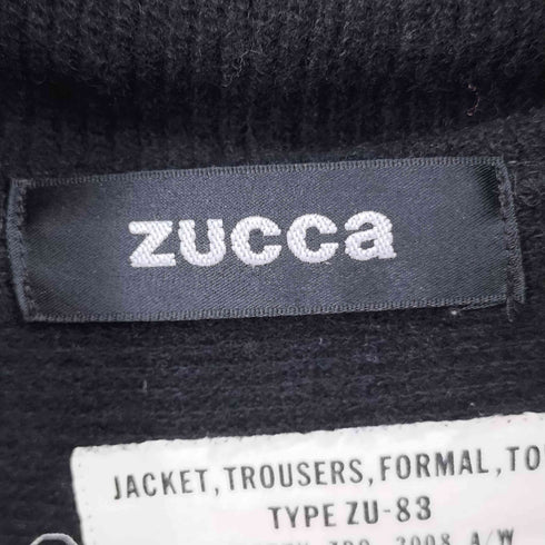 ズッカ ZUCCa ウールフロントボタンニットワンピース レディース M