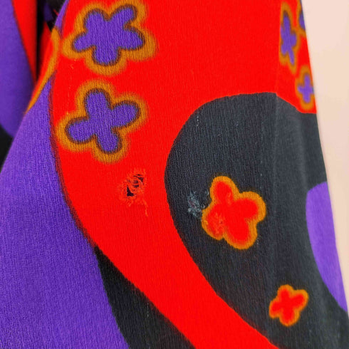 70S 総柄 L/S ワンピース レディース