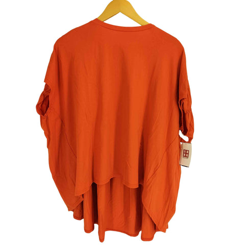 オズモーシス OSMOSIS 25SS バックギャザーTシャツ レディース ONE SIZE