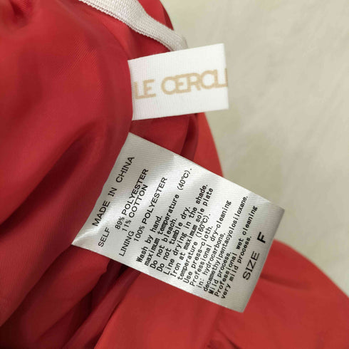 LE CERCLE par ropé 25SS 切り替えギャザースカート レディース FREE