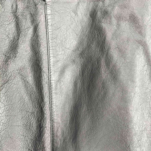 PELLE マルチパターン レザーハーフコート レディース import:M