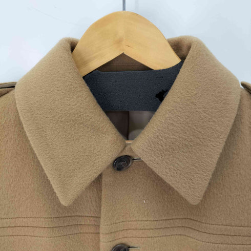 メンズメルローズ MENS MELROSE カシミヤ混 シャギー ステンカラーコート メンズ JPN:3