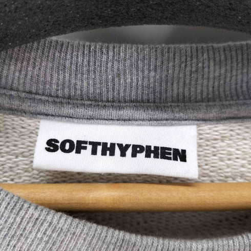 SOFTHYPHEN ロゴ刺繍クルーネックスウェット メンズ 04