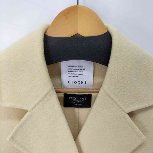 クロシェット Cloche PECOLAMB プレミアム ショートチェスターコート レディース JPN:2