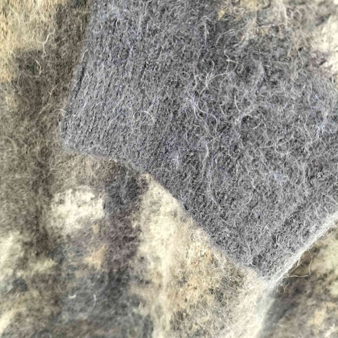 ウィム バイ リドム WYM LIDNM MOHAIR BLEND JACQUARD SHAGGY KNIT メンズ JPN:M